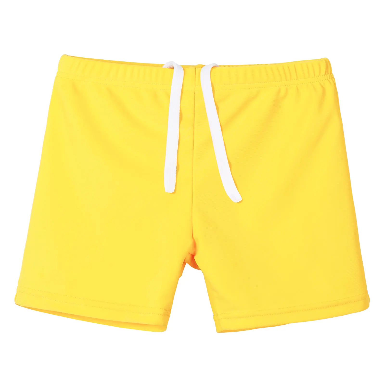 BAOHULU Kids Swimsuit Teens Swim Shorts Solid Color Swimming Trunks Boys Summer Swimwear Beach Wear Surfing Suit 1