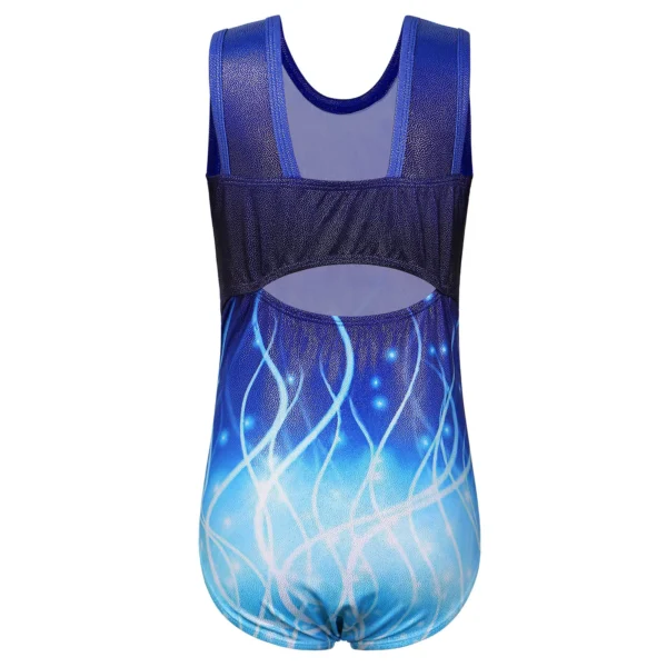 BAOHULU Teens Sleeveless Ballet Leotard One Piece DarkBlue Gymnastics Jumpsuit Ballerina Dance Bodysuit Performance Costume 2